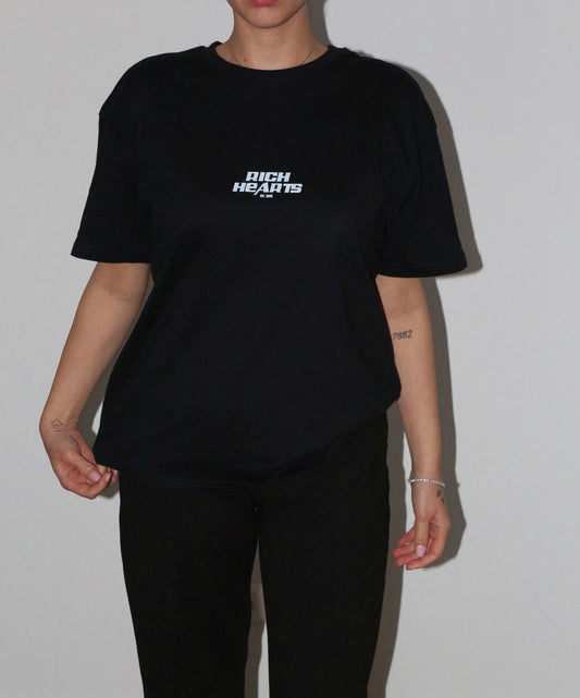 Black Money Lover oversized Shirt by Rich Hearts® - Damen